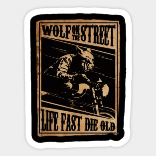 Wolf Rider Sticker